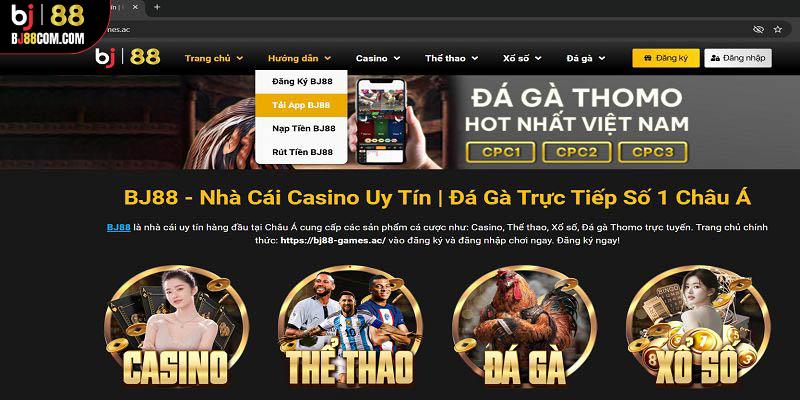 Tải app BJ88 - Niềm vui bất tận, chỉ cần chạm nhẹ - BJ88