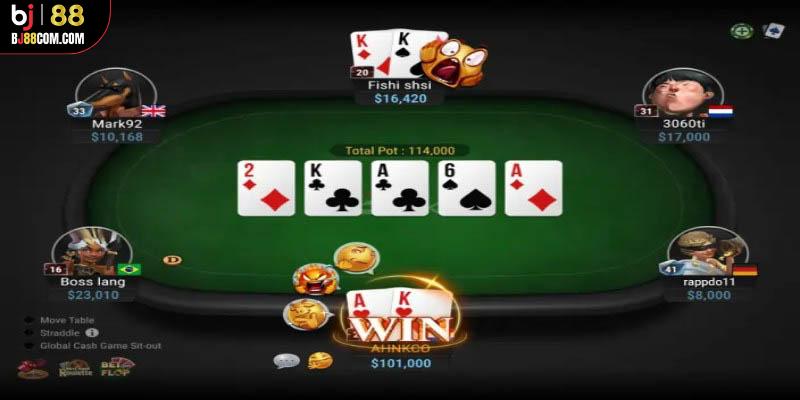 Luật Chơi Poker Bj88 Cơ Bản Từ A - Z Cho Người Mới - BJ88