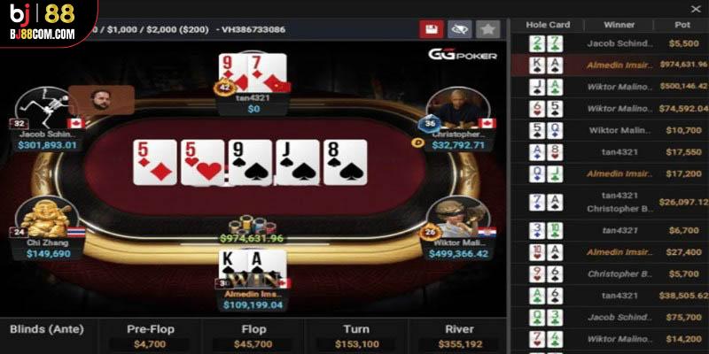 Luật Chơi Poker Bj88 Cơ Bản Từ A - Z Cho Người Mới - BJ88