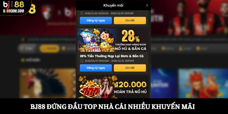 Top 3+ Nhà Cái Nhiều Khuyến Mãi Hấp Dẫn Nhất Hiện Nay